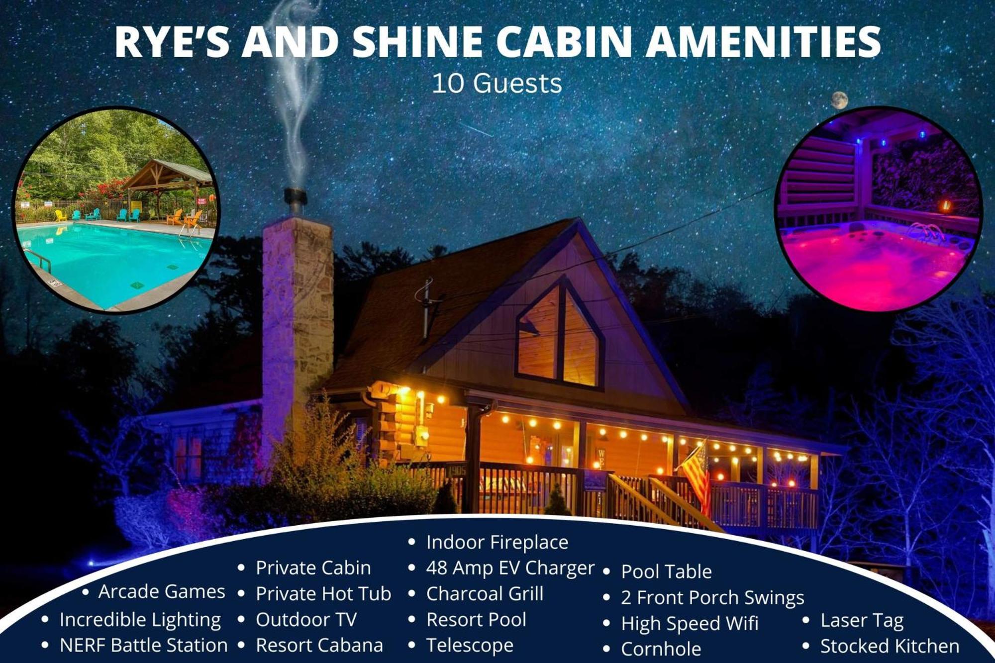 Ryes And Shine Bootlegger'S Cabin! Hot Tub* Pool* Arcade* Billiards *Ev * Pet Friendly Sevierville Ngoại thất bức ảnh